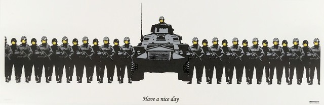 Banksy, ‘Have a Nice Day (Anarchist Book Fair) - Signed’, 2003, Hang-Up Gallery