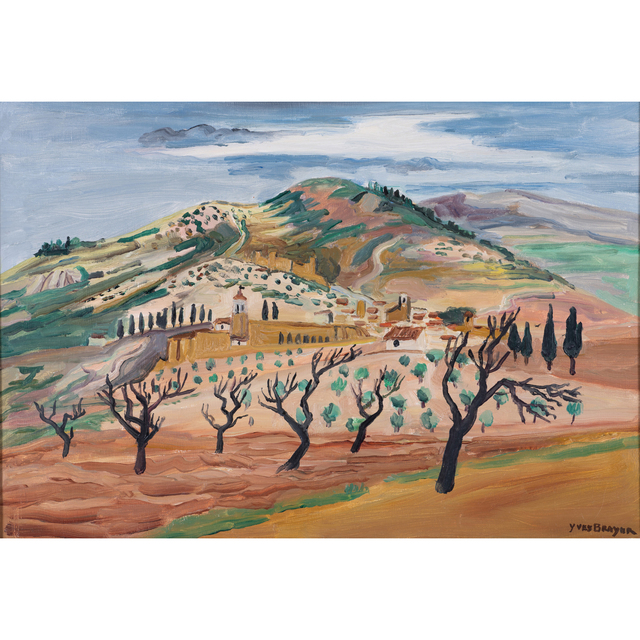 Yves Brayer, ‘Assisi landscape, Italy’, 1952, PIASA