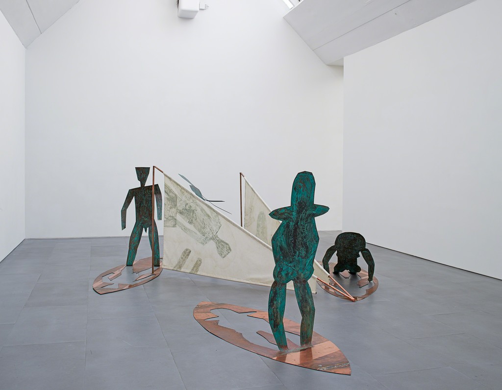 Caroline Mesquita, Windsurfers, 2015, Exhibition view Caroline Mesquita, Windsurfers, 2015, Exhibition view
