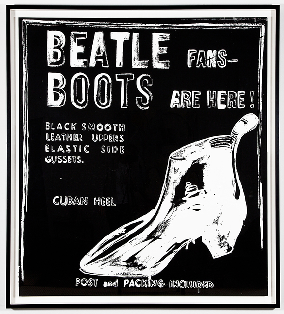 Andy Warhol, ‘Beatle Boots (Negative)’, 1986, Kohn Gallery