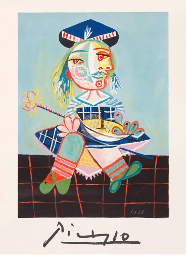 Pablo Picasso, ‘La Fille de L’artiste a Deux Ans Et Demi Avec un Bateau’, 1938, S & P