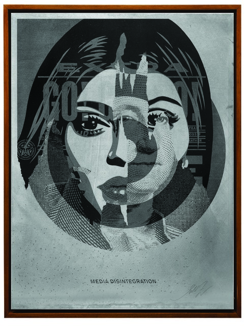 Shepard Fairey (OBEY), ‘Media Target’, 2016, Underdogs Gallery