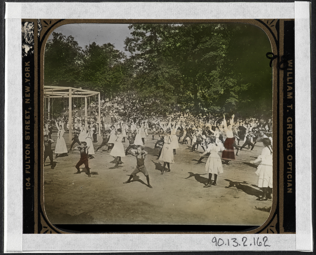Jacob A. Riis, ‘Scholastic meet in Bronx (Public School)’, ca. 1897, Museum of the City of New York