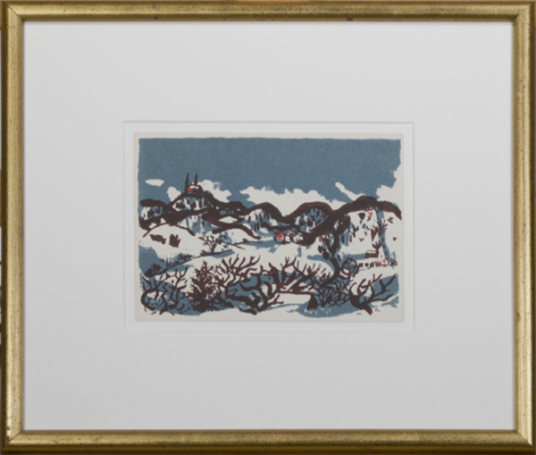 Schomer Lichtner, ‘Skiing Near Holy Hill’, 1969, David Barnett Gallery