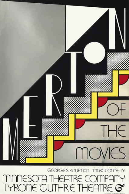 Roy Lichtenstein, ‘Merton of the Movies’, 1968, Print, Screenprint in colors, on silver foil paper, Kantor Gallery