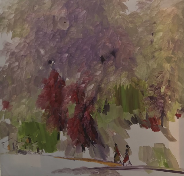 R.S.Shakya, ‘Untitled ’, 2021, Painting, Oil on canvas, Arushi Arts