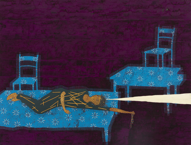 Stephen Chambers RA, ‘Animated Figure 2’, 1999, Painting, Oil on canvas, Flowers
