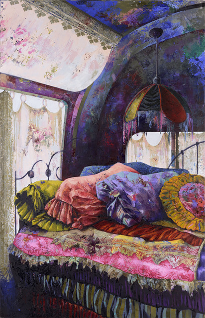 Katrin Brause a.k.a. Heichel, ‘Caravan’, 2018, Painting, Oil on canvas, Josef Filipp Galerie