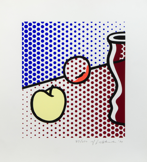 Roy Lichtenstein, ‘Still Life with Red Jar’, 1994, Print, Color Screenprint, Hindman