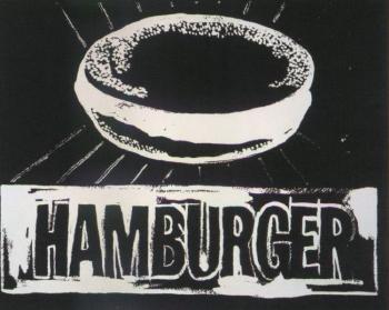 Andy Warhol - Hamburgers, positive and negative