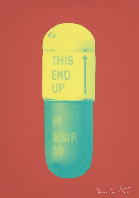Damien Hirst, ‘The Cure - Coral/Lemon Yellow/Turquoise’, 2014, Paul Stolper Gallery