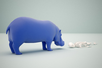 Hippo and Skeleton — Farid Rasulov (2014)
