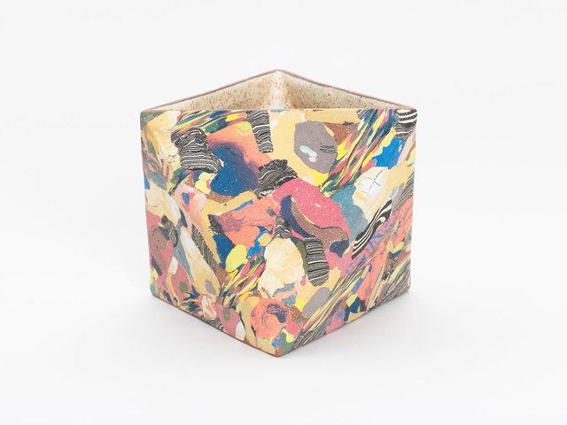 Cody Hoyt, ‘Octahedron Vessel’, 2019, Design/Decorative Art, Inlayed and pigmented ceramic, Patrick Parrish Gallery