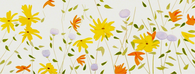 Alex Katz, ‘Summer Flowers Canvas’, 2018, Frank Fluegel Gallery
