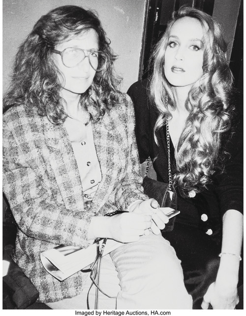 Andy Warhol, ‘Jerry Hall and Annie Leibowitz’, circa 1980, Heritage Auctions