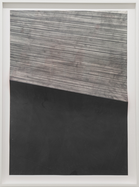 Philip Emde, ‘O.T (paperwork) #2’, 2015, Drawing, Collage or other Work on Paper, Graphite and lacquer on paper, framed, museum glass, Ruttkowski;68