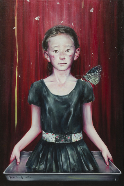 Ren Jing, ‘Flowers’, 2010, Painting, Oil on canvas, Rudolf Budja Gallery
