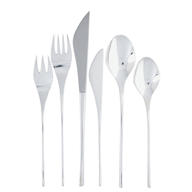 International Sterling, ‘105-piece sterling silver six-piece Vision flatware set for sixteen with extras, USA’, 1960s, Rago