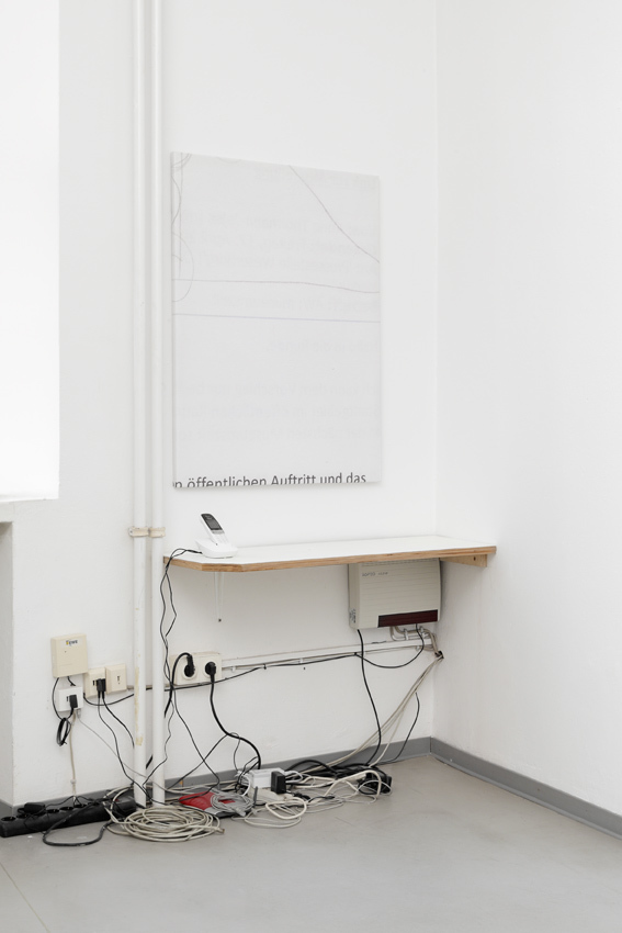 Max Schaffer
Parergon (Bremer Hängung IV), 2016
Latex ink on canvas
100 x 75 cm
Courtesy Max Schaffer
Photo: Tobias Hübel Max Schaffer
Parergon (Bremer Hängung IV), 2016
Latex ink on canvas
100 x 75 cm
Courtesy Max Schaffer
Photo: Tobias Hübel