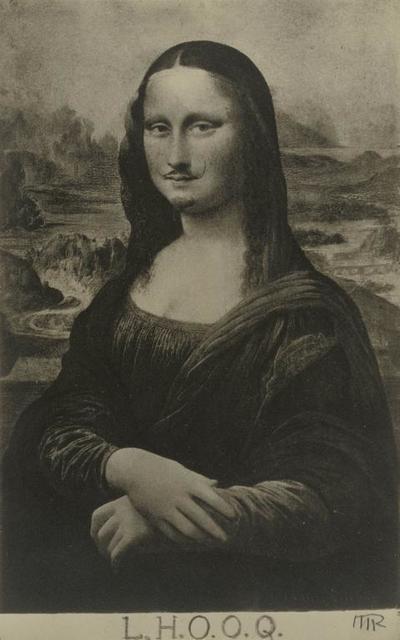 Man Ray, ‘Mona Lisa as seen by Duchamp ("La Joconde" vue par Duchamp).’, 1921-1922, J. Paul Getty Museum