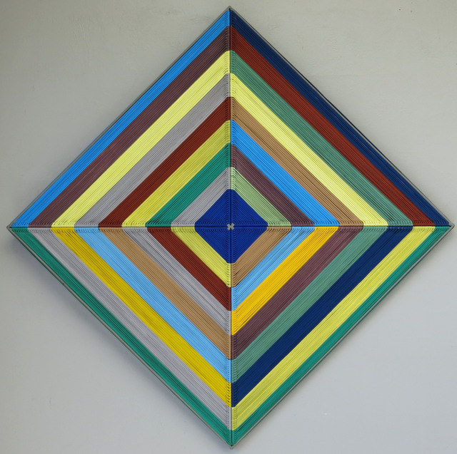 Diana de Solares, ‘Untitled’, 2015, Mixed Media, Shoelaces and iron, Henrique Faria Fine Art