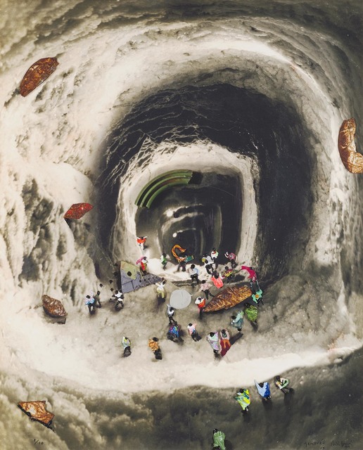 Pablo Genovés, ‘G+G#2’, 2019, Photography, Fotografía de Pablo Genovés intervenida por Juan Genovés, Aurora Vigil-Escalera Art Gallery