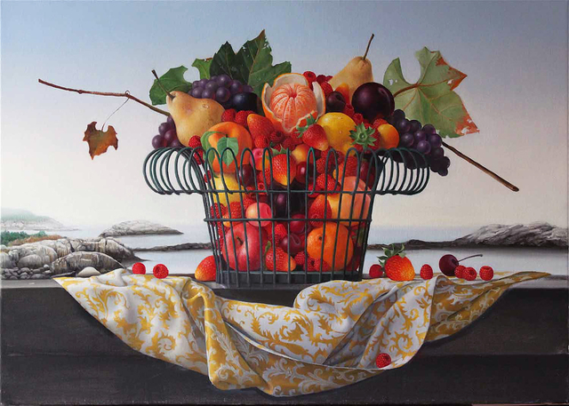 James Aponovich, ‘Appledore, Basket of Fruit’, 2013, Clark Gallery