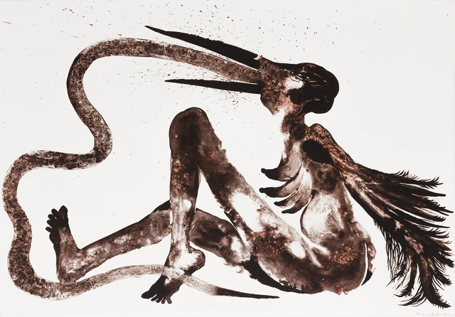 Wangechi Mutu Snake Eater 2014 Artsy