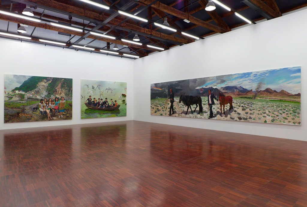 Installation view of exhibition ‘Liu Xiaodong: Painting as Shooting', curated by Jèrôme Sans, Faurschou Foundation in Venice, 2015. Photo by Anders Sune Berg, © Faurschou Foundation Installation view of exhibition ‘Liu Xiaodong: Painting as Shooting', curated by Jèrôme Sans, Faurschou Foundation in Venice, 2015. Photo by Anders Sune Berg, © Faurschou Foundation
