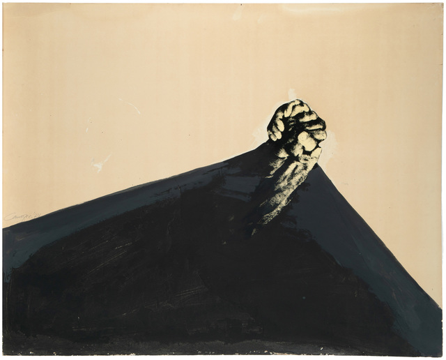 Rafael Canogar, ‘Composición No. 10’, 1974, Mixed Media, Mixed media on board, John Moran Auctioneers