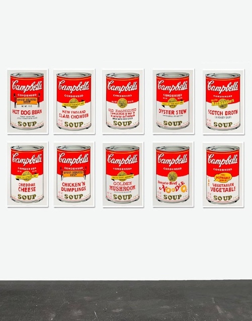 Andy Warhol, ‘Campbell’s Soup Can Series II Set- Sunday B. Morning (After)’, ARTEDIO
