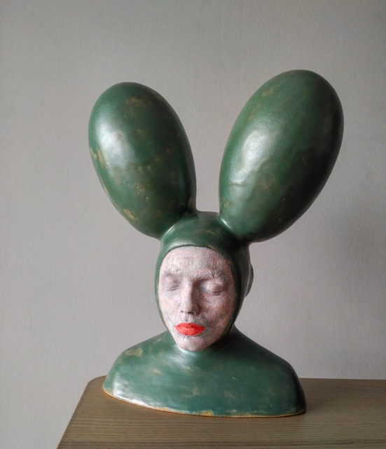 Iván Prieto, ‘Rabbit in green’, 2019, Sculpture, Ceramic, N2 Galería