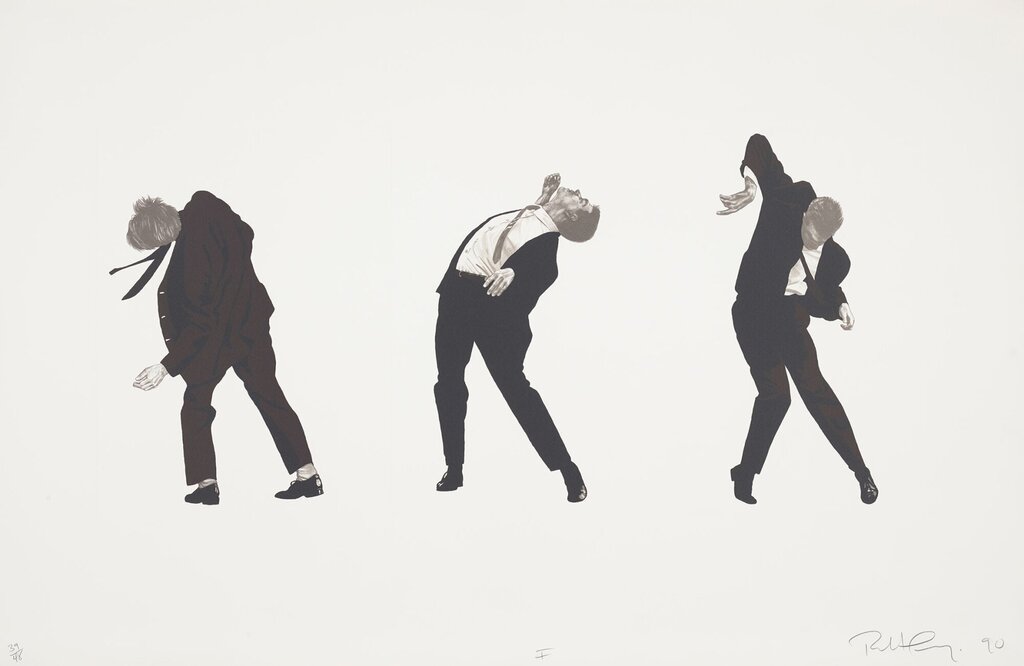 Robert Longo - Untitled I, from Men in the Cities