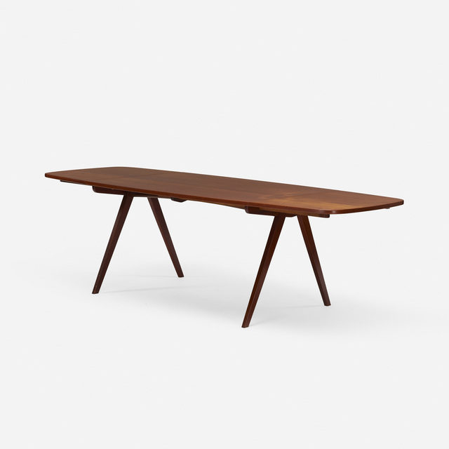 John & Sylvia Reid, ‘drop-leaf dining table’, c. 1955, Wright