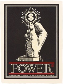 Shepard Fairey, ‘Power Bidder’, 2015, Vertu Fine Art
