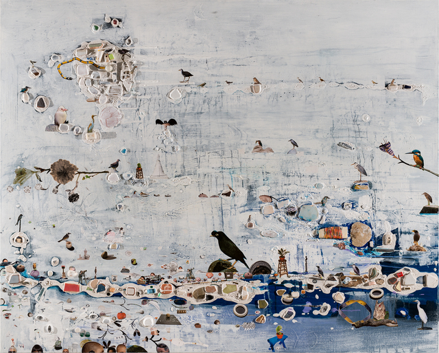 Liu Shih-Tung, ‘Sea Level is Rising II’, 2020, Painting, Mixed media on canvas, Lin & Lin Gallery