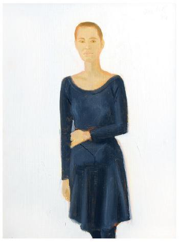 Alex Katz - Lysa-study for black dress