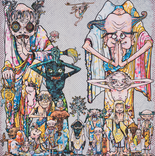 Takashi Murakami, ‘Clairvoyance’, 2015, Print, Offset print with silver, STPI