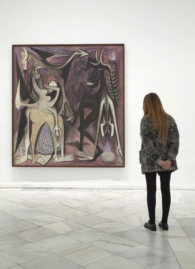 Installation view of "Wilfredo Lam" at Museo Reina Sofía, Madrid (2016) Installation view of "Wilfredo Lam" at Museo Reina Sofía, Madrid (2016)