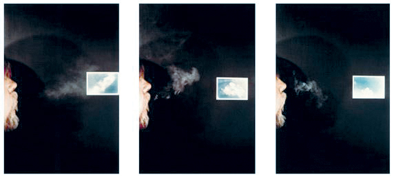 JOHN BALDESSARI
"Cigar Smoke to Match Clouds that are Different (By Sight-Side View)", 1972 JOHN BALDESSARI
"Cigar Smoke to Match Clouds that are Different (By Sight-Side View)", 1972