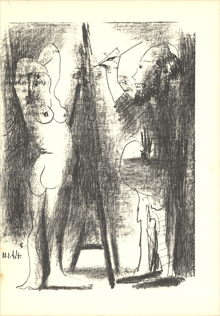 Pablo Picasso, ‘Le Peintre et son modele (Lg)’, 1964, ArtWise
