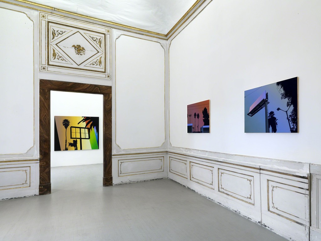 Glen Rubsamen, Gleaming and Inaccessible, Partial view of the exhibition, September 2017, Galleria Alfonso Artiaco, Napoli, Photo: Luciano Romano Glen Rubsamen, Gleaming and Inaccessible, Partial view of the exhibition, September 2017, Galleria Alfonso Artiaco, Napoli, Photo: Luciano Romano