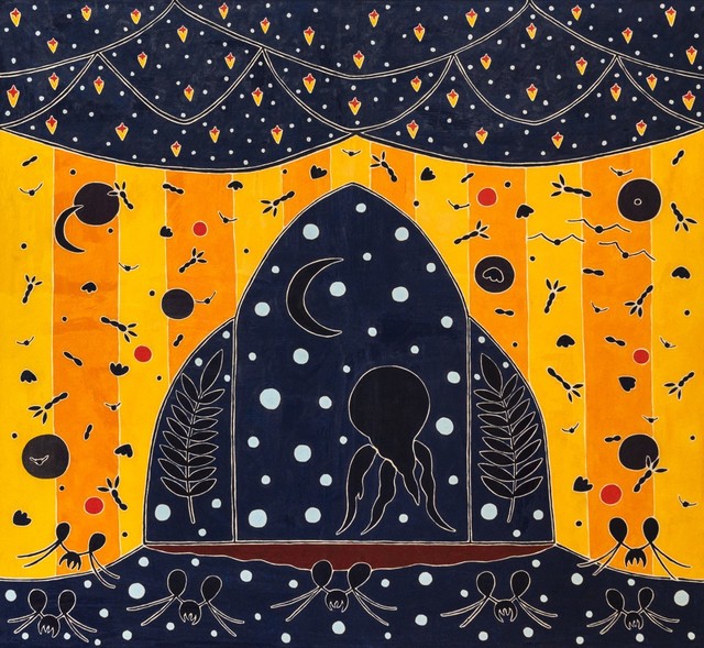 Anders SCRMN Meisner, ‘The Ghost of La Pucelle’, 2019, Painting, Oil on canvas, Hans Alf Gallery