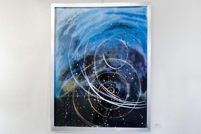 Arica Hilton, ‘Tides II’, 2020, Mixed Media, Acrylic on Acrylic reverse painting, Hilton Asmus