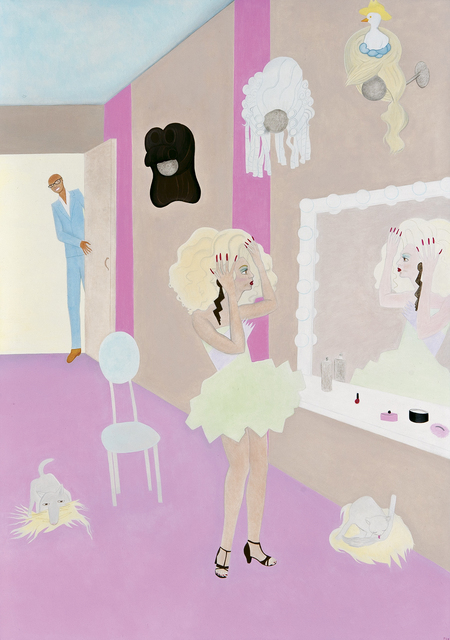 Elizabeth Fox, ‘Alyssa and Rupaul in the Work-Room’, Dowling Walsh