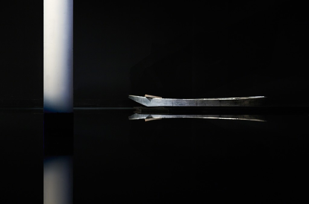 Exhibition view of Céleste Boursier-Mougenot "Acquaalta", Palais de Tokyo (24.06 – 13.09 2015). Photo: Laurent Lecat. Courtesy of the artist and Galerie Xippas, Paris; Paula Cooper Gallery, New York; Galerie Mario Mazzoli, Berlin © ADAGP, Paris 2015 Exhibition view of Céleste Boursier-Mougenot "Acquaalta", Palais de Tokyo (24.06 – 13.09 2015). Photo: Laurent Lecat. Courtesy of the artist and Galerie Xippas, Paris; Paula Cooper Gallery, New York; Galerie Mario Mazzoli, Berlin © ADAGP, Paris 2015