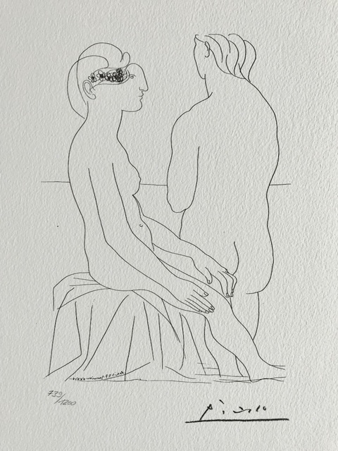 Pablo Picasso, ‘Femme assise et femme de dos (Suite Vollard Planche LXXVIII)’, 1973, ByNewArt