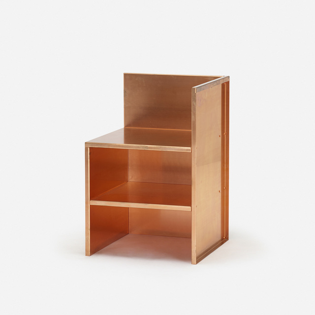 Donald Judd, ‘No 15 chair’, 1984, Design/Decorative Art, Copper, Rago/Wright
