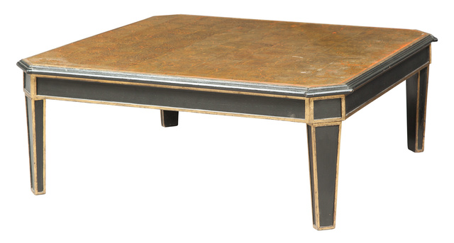 ‘Maison Jansen Black and Gilt Decorated Églomisé Low Table’, Design/Decorative Art, Doyle