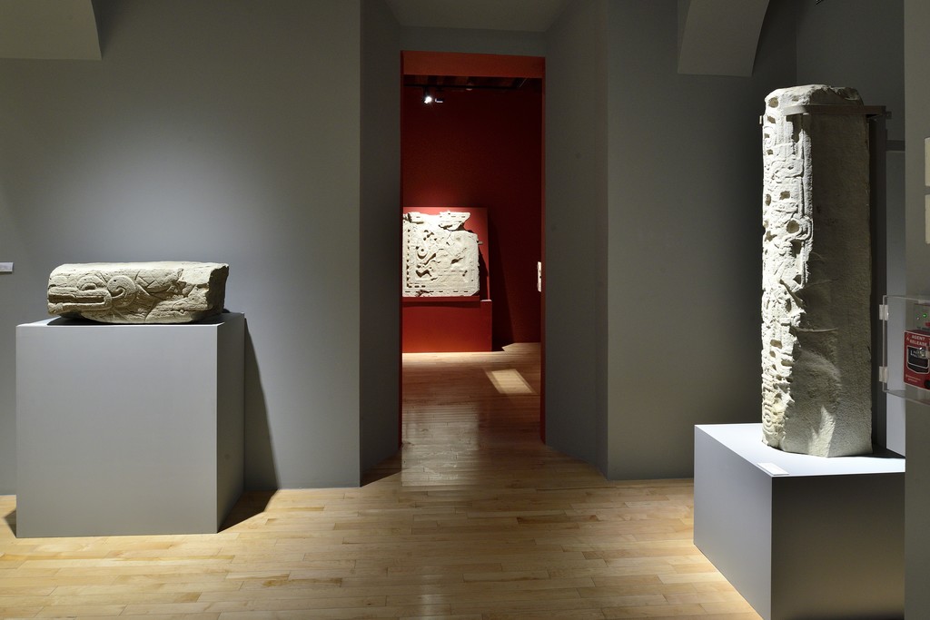 View of "Divine Lords of the Mountain. Puebla's Northern Sierra in times of El Tajín", Museo Amparo, Puebla, Mexico, 2017. View of "Divine Lords of the Mountain. Puebla's Northern Sierra in times of El Tajín", Museo Amparo, Puebla, Mexico, 2017.
